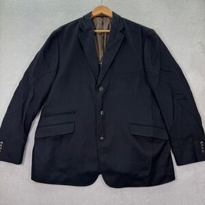 Kroon Mens 46R Wool Cashmere Tech Blazer Jacket‎ Plaid Lined 3 Button Sport Coat